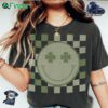 St Patrick's Day Shirt Boho Checkered St Paddy's Day Clover Shirt