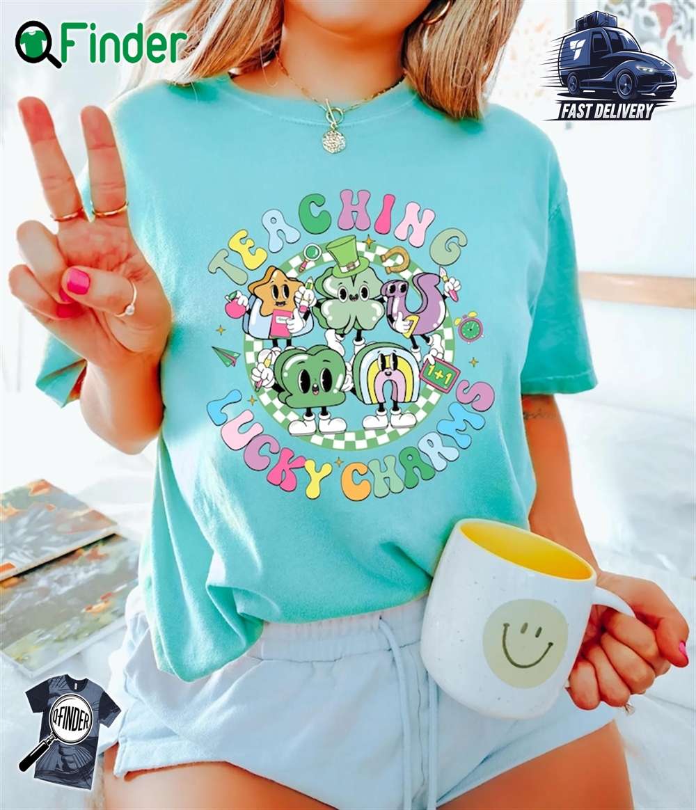 Teaching Lucky Charmas T shirt Sweatshirt Shamrock Rainbow Shirt St Patricks Day Shirt Teaching Lucky Charmas T-shirt Sweatshirt Shamrock Rainbow Shirt St Patricks Day Shirt