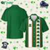 Patrick's Day Green Hat Shamrock Button Down Shirt Retro St Pattys Day Shirt Irish Shirt For Men Women