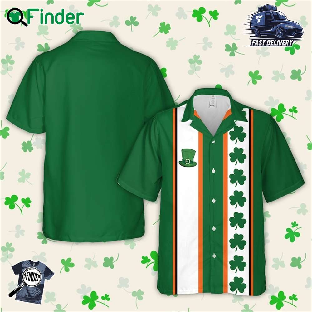 Patrick's Day Green Hat Shamrock Button Down Shirt Retro St Pattys Day Shirt Irish Shirt For Men Women Patrick's Day Green Hat Shamrock Button Down Shirt Retro St Pattys Day Shirt Irish Shirt For Men Women