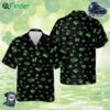 Shamrocks St Patrick's Day Hawaiian Shirt Four Leaf Clover St Patty's Day Button Up Shirt