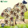 Morel Mushroom And Bigfoot Hawaiian Shirt For Men Women Funny Sasquatch With Mushrooms Button Up Shirt Summer