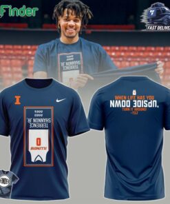 Upside Down Terrence Shannon Illinois Fighting Illini Hoodie Terrence Shannon Jr Shirt