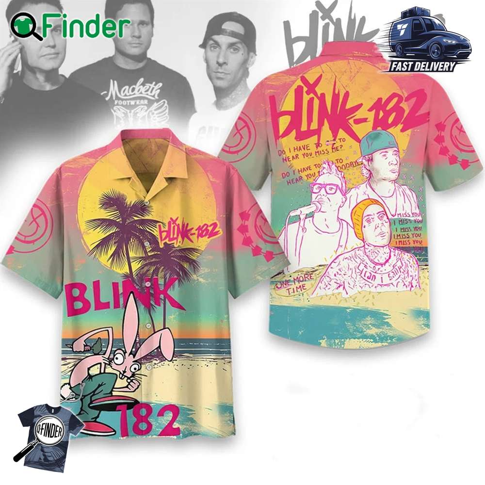 Blink 182 Hawaiian Shirt Blink-182 Hawaiian Shirt