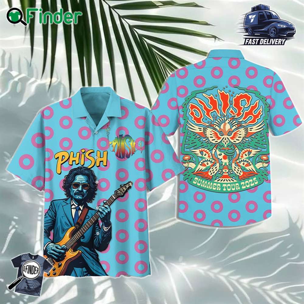 Phish Summer Tour 2025 Hawaiian Shirt Phish Summer Tour 2025 Hawaiian Shirt