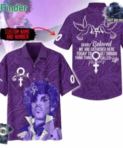 Prince Dearly Beloved We Are Gathered Here Today To Get Through Thing Thing Called Life Hawaiian Shirt Custom Name