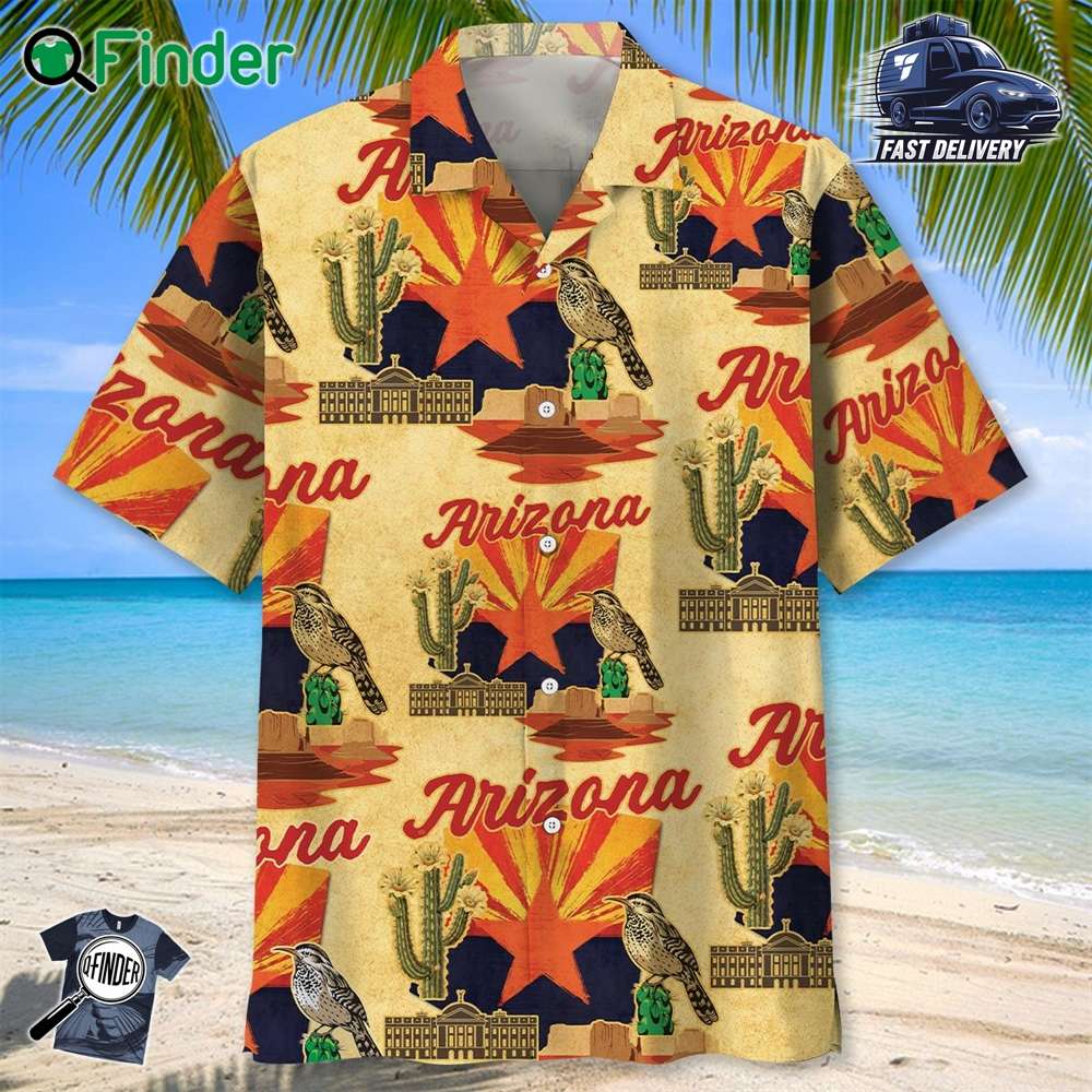 Arizona Proud Desert Hawaiian Shirt Arizona Proud Desert Hawaiian Shirt