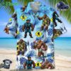 Bigfoot Crossing Hawaiian Shirt