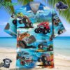 Beach Monster Truck Hawaiian Shirt