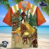 Let's Go Camping Bigfoot Beer Hawaiian Shirt