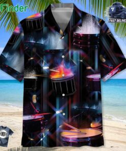 Drum Color Hawaiian Shirt