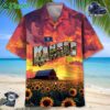 Kansas Sunflower Vintage Hawaiian Shirt