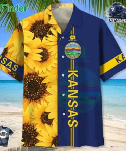 Kansas Sunflowers Proud State Hawaiian Shirt