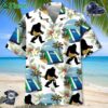 Funny Cornhole Bigfoot Hawaiian Shirt