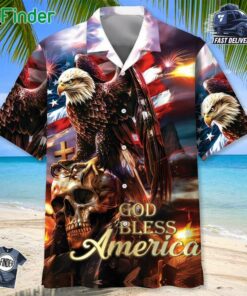 God Bless America Unisex Hawaiian Shirt