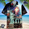 God Bless America Veteran Hawaiian Shirt