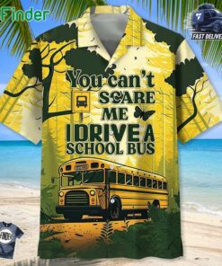 School Bus Drive Hawaiian Shirt