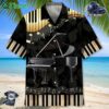 Grand Black Piano Hawaiian Shirt