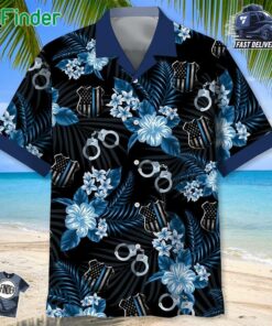 Police Back The Blue Hawaiian Shirt
