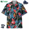 Guitar Tropical Hawaiian Shirt