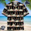 Nature Cricket Black Hawaiian Shirt
