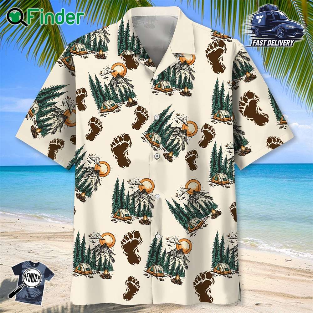 Sasquatch Drinking Campfire Like A Regular Campfire But Way More Drunk Hawaiian Shirt Sasquatch Drinking Campfire Like A Regular Campfire But Way More Drunk Hawaiian Shirt