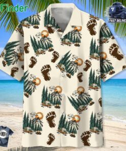Sasquatch Camp Fire Drinking Team Hawaiian Shirt