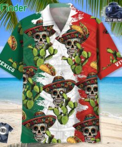 Viva Mexico Skull Hawaiian Shirt