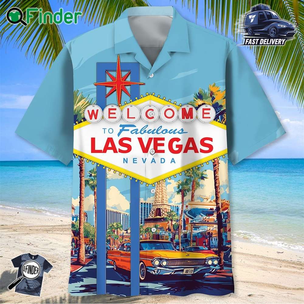 Welcome To Las Vegas Nevada Hawaiian Shirt Welcome To Las Vegas Nevada Hawaiian Shirt