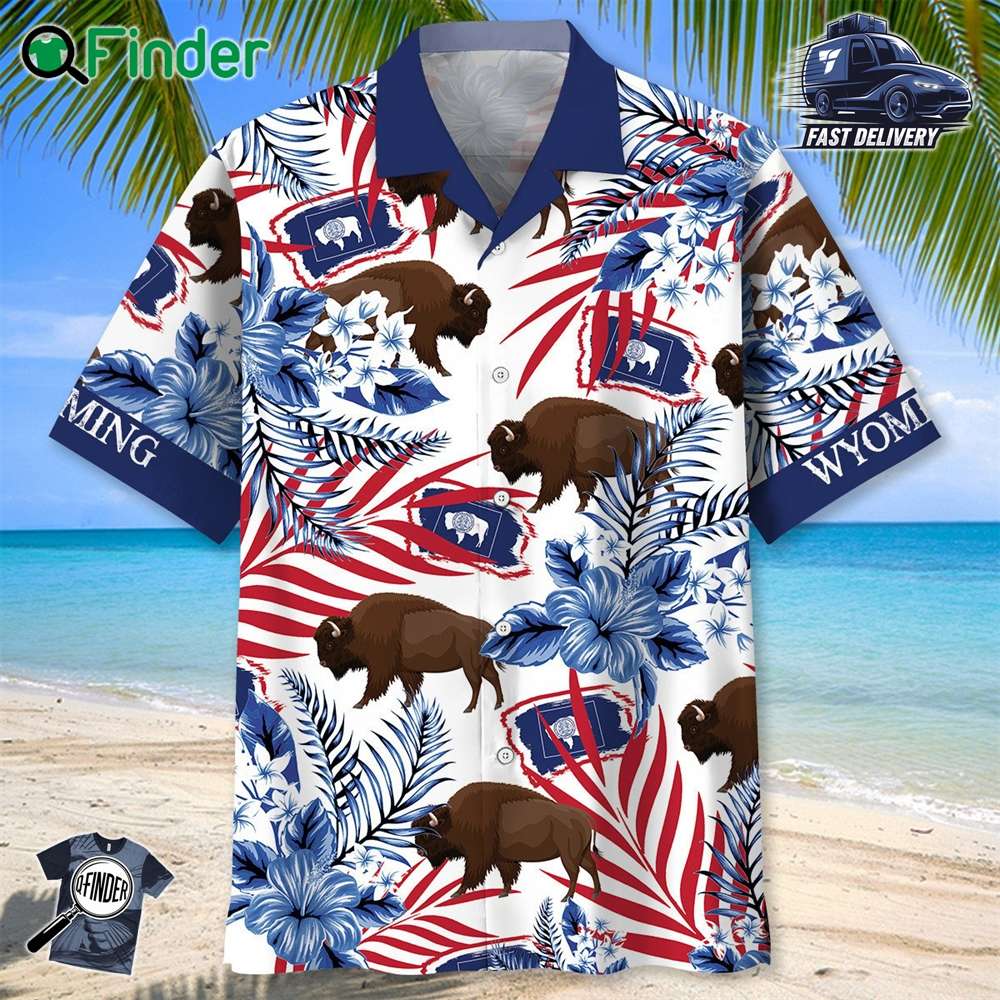 Wyoming Proud Hawaiian Shirt Wyoming Proud Hawaiian Shirt