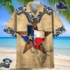 Texas The Lone Star State Pocket Hawaiian Shirt
