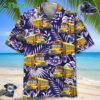 Tropical School Bus Hawaiian Shirt
