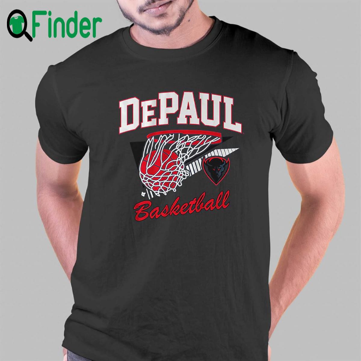 Depaul Blue Demons Throwback Basketball T shirt Depaul Blue Demons Throwback Basketball T-shirt