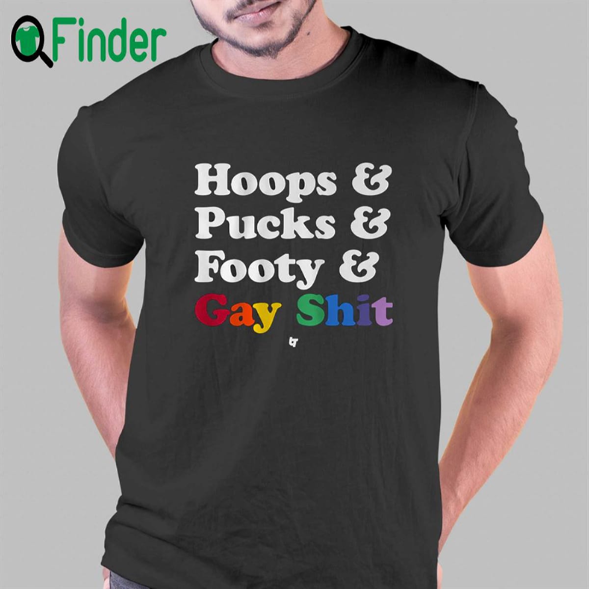 Sarah Spain Hoops & Pucks & Footy & Gay Shit T shirt Sarah Spain Hoops & Pucks & Footy & Gay Shit T-shirt