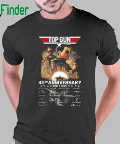Top Gun 40th Anniversary 1986-2026 Thank You For The Memories Shirt