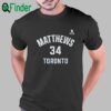 Auston Matthews Toronto Name & Number T-shirt