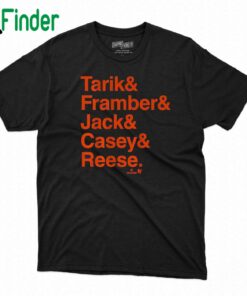 Detroit Baseball Tarik & Framber & Jack & Casey & Reese T-shirt