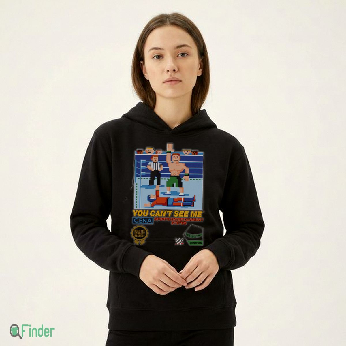 Wwe John Cena You Can't See Me Pixel T shirt Wwe John Cena You Can't See Me Pixel T-shirt
