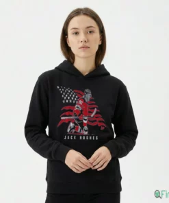 Jack Hughes Stars Stripes Superstar Pose T-Shirt