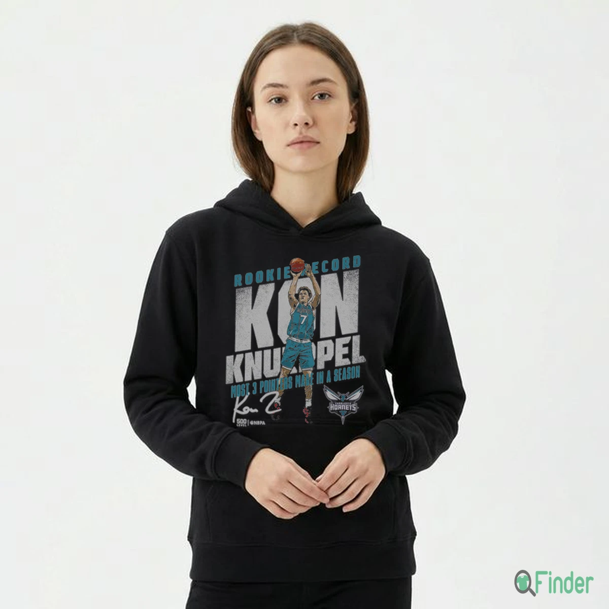 Kon Knueppel Charlotte Hornets Rookie Record Shirt Kon Knueppel Charlotte Hornets Rookie Record Shirt