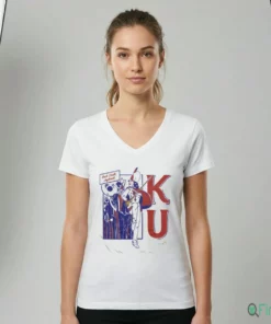 KU Marching Band Vintage White T-Shirt
