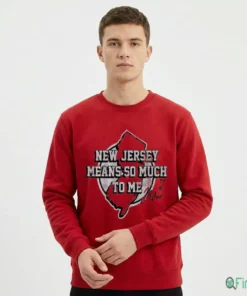 Jack Hughes New Jersey Means So Much To Me Shirt