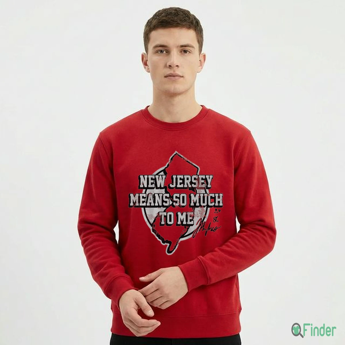 Jack Hughes New Jersey Means So Much To Me Shirt Jack Hughes New Jersey Means So Much To Me Shirt