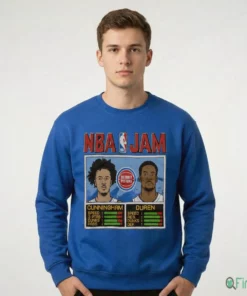 NBA Jam Pistons Cunningham And Duren T Shirt