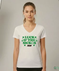 AEW St. Paddy'S Day 2026 Ringer T Shirt