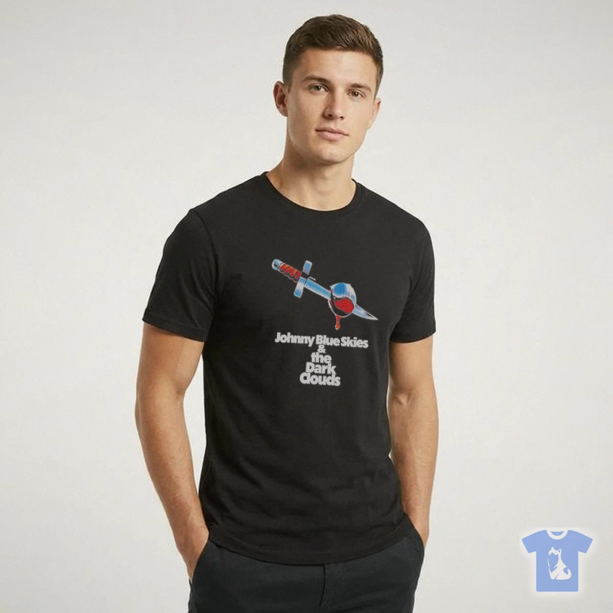 Johnny Blue Skies And The Dark Clouds Mutiny After Midnight Album Cover Art Shirt Johnny Blue Skies And The Dark Clouds Mutiny After Midnight Album Cover Art Shirt