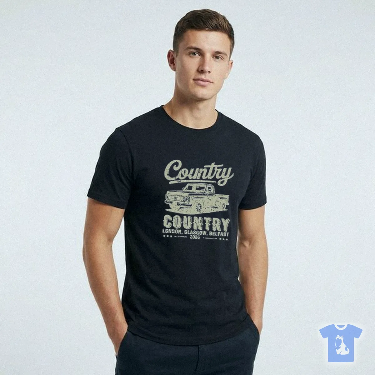 Official Country Pickup Black Shirt Official Country Pickup Black Shirt