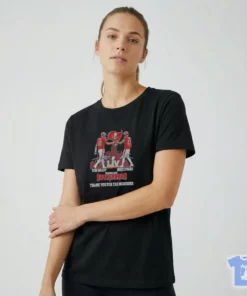 Tampa Bay Buccaneers Tom Brady And Mike Evans Thank You For The Memories Signatures T Shirt