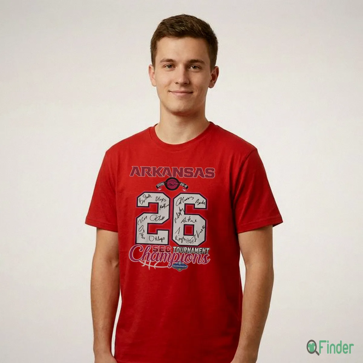 Arkansas Razorbacks’ 2026 SEC Tournament Championship 26 8 Shirt Arkansas Razorbacks’ 2026 SEC Tournament Championship 26 8 Shirt
