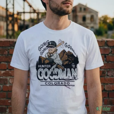 Rockies Hunter Goodman Signature Shirt